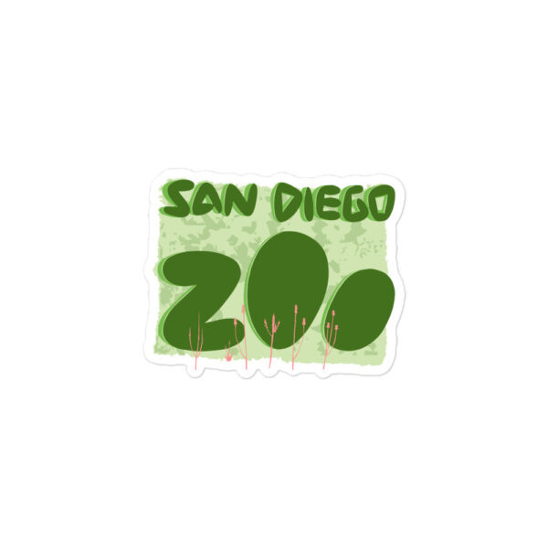 san diego zoo sticker from best american gift