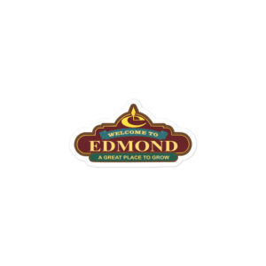 Edmond Oklahoma Sticker bestamericangift