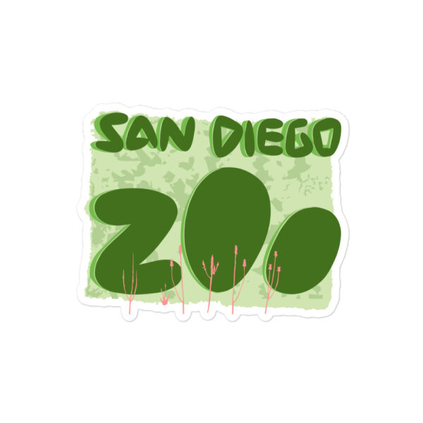 san diego zoo sticker from best american gift