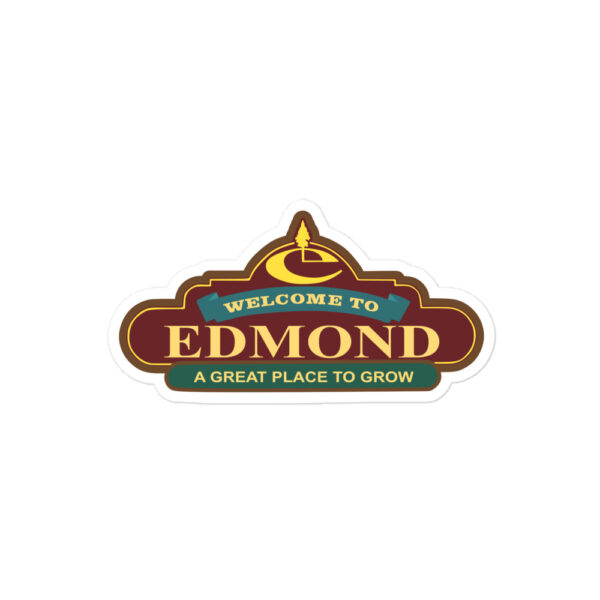 Edmond Oklahoma Sticker bestamericangift