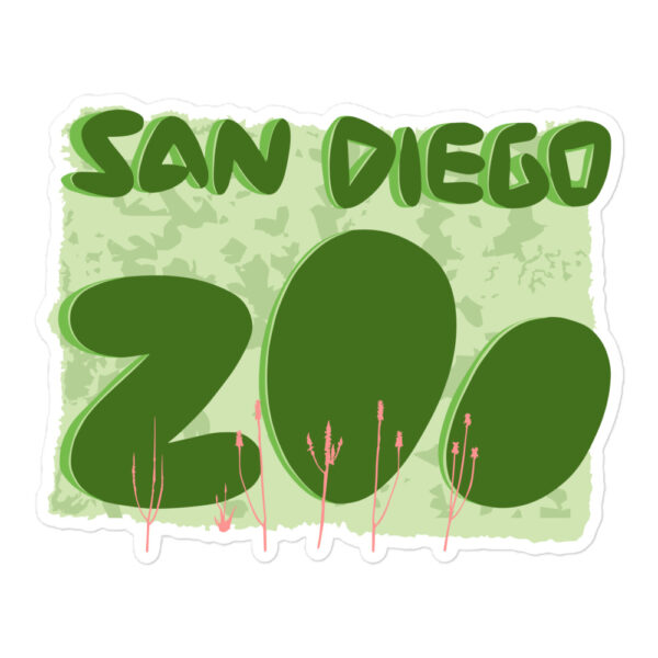 san diego zoo sticker from best american gift