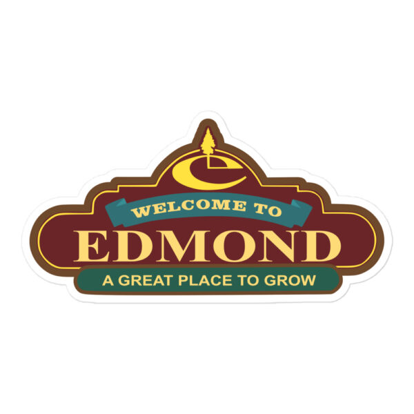 Edmond Oklahoma Sticker bestamericangift