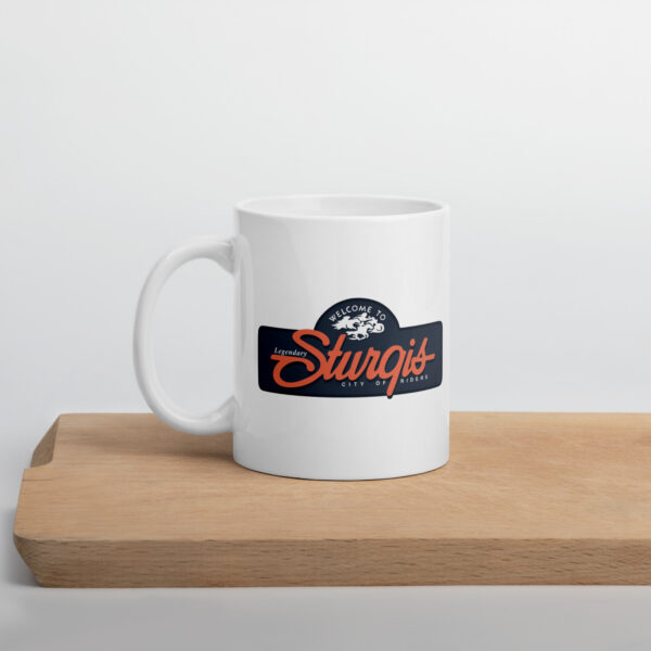 Sturgis City South Dakota White glossy mug best american gift