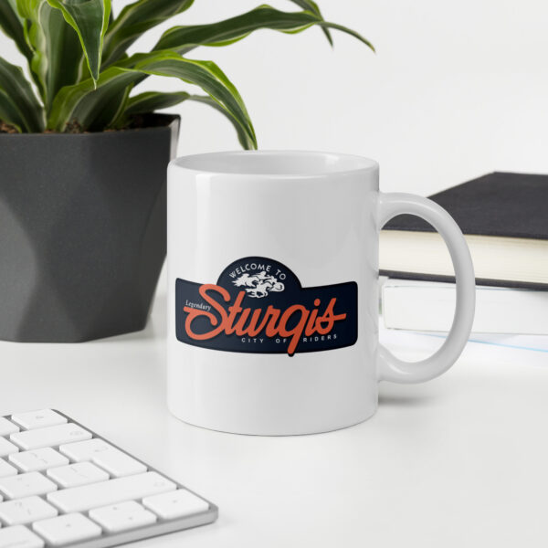 Sturgis City South Dakota White glossy mug best american gift