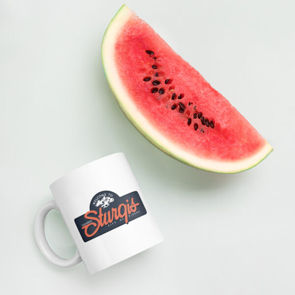 Sturgis City South Dakota White glossy mug best american gift