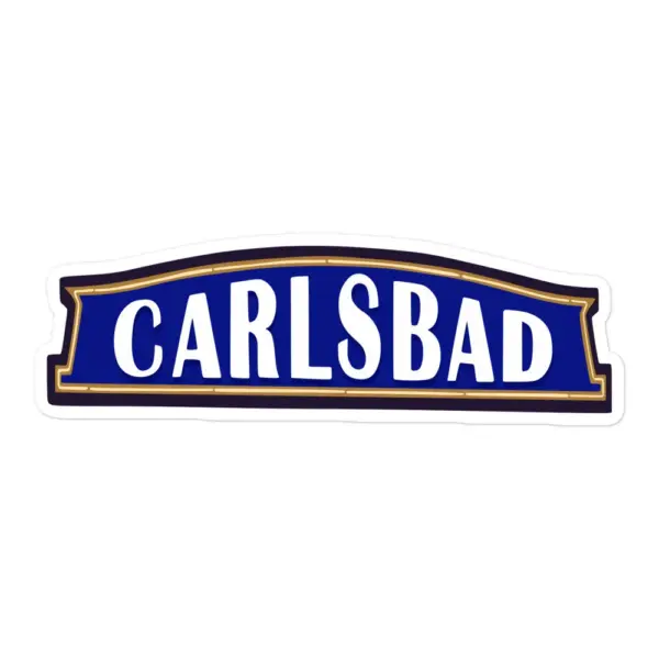 Carlsbad California Sticker best american gift