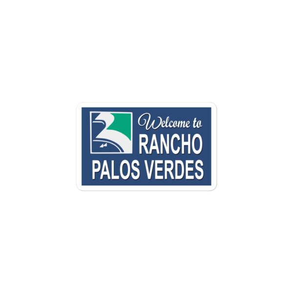 Rancho Palos Verdes Los Angeles Sticker Best American Gift