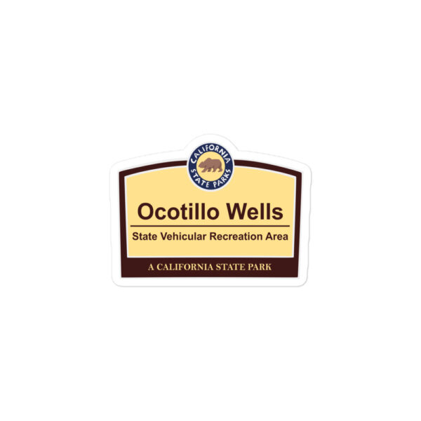 Ocotillo Wells California sticker - Image 2
