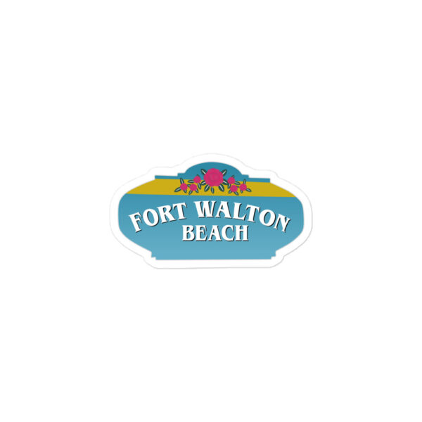 Fort Walton Beach Florida sticker Best American Gift