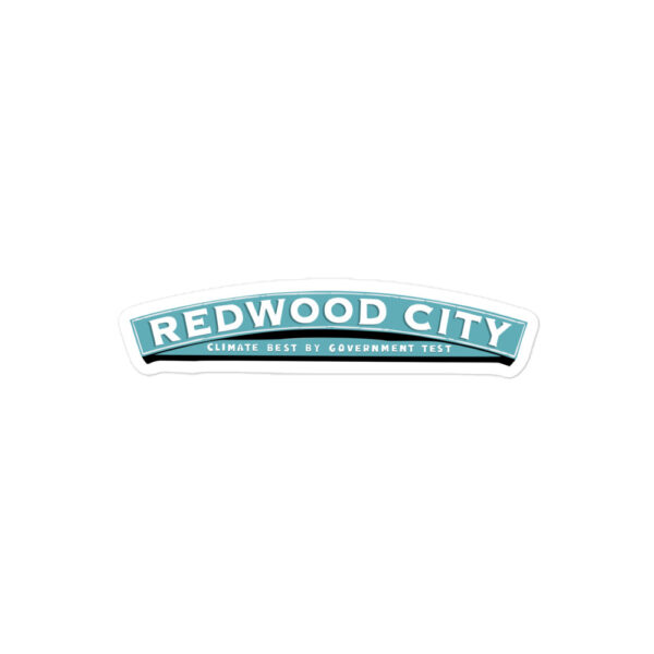 Redwood City California Sticker best american gift