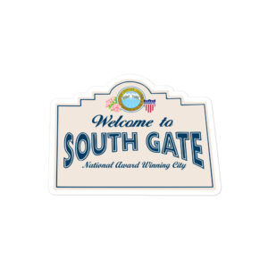 South Gate California Sticker best american gift
