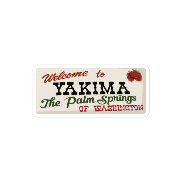 Yakima Washington sticker best american gift