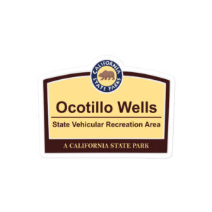 Ocotillo Wells California sticker