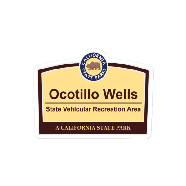 Ocotillo Wells California sticker