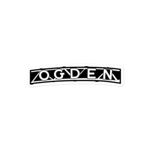 Ogden Utah Sticker Best American Gift