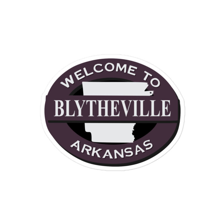 Blytheville Arkansas Sticker Best American Gift