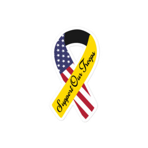 Support Our Troops United States Sticker Best American Gift