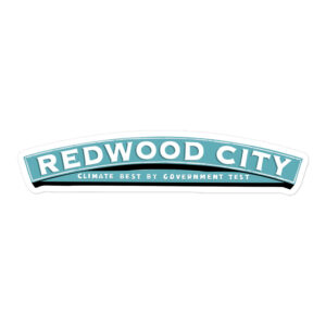 Redwood City California Sticker best american gift