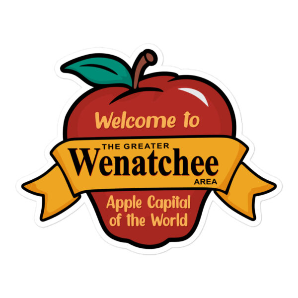 Wenatchee Washington sticker best american gift