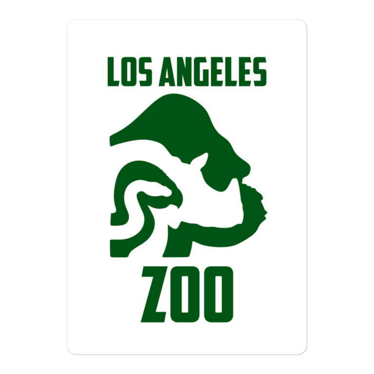 Los Angeles Zoo California sticker best american gift