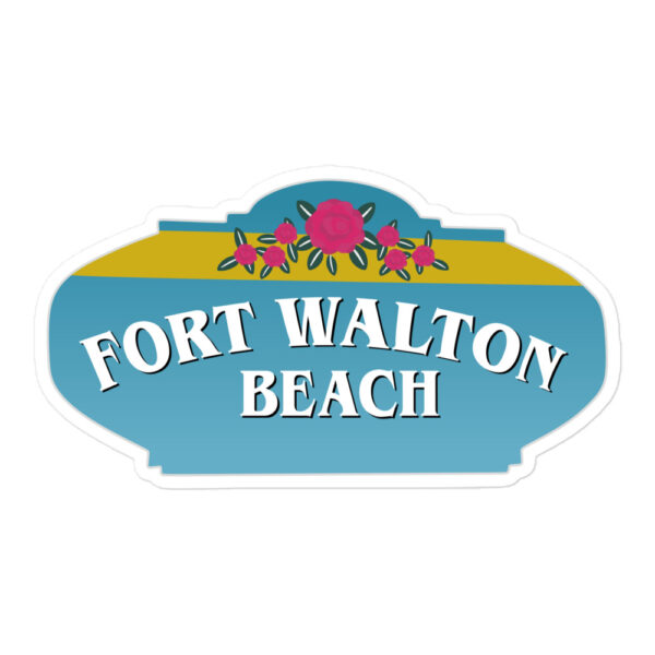 Fort Walton Beach Florida sticker Best American Gift
