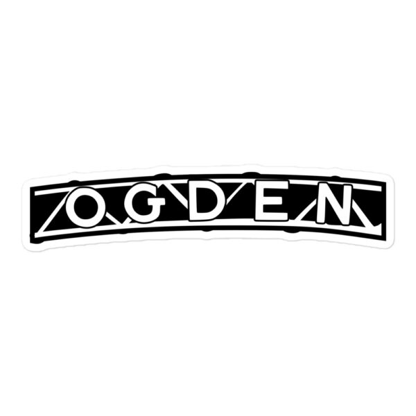 Ogden Utah Sticker Best American Gift