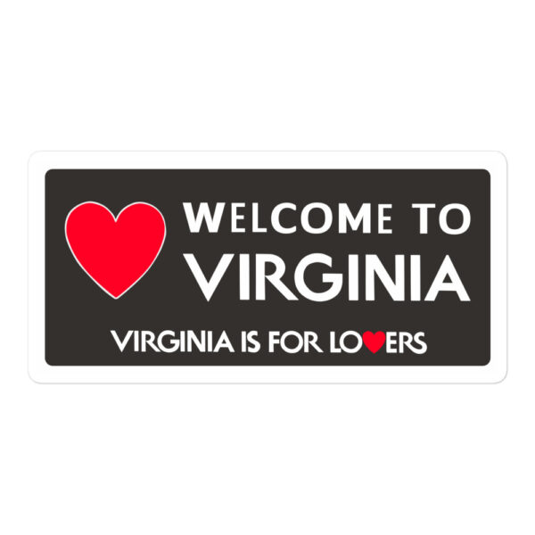 Virginia is for lovers sticker best american gift