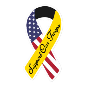 Support Our Troops United States Sticker Best American Gift